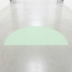 מדבקה חצי עיגול פולט אור